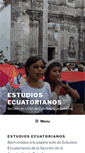 Mobile Screenshot of ecuatorianistas.org