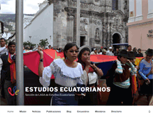 Tablet Screenshot of ecuatorianistas.org